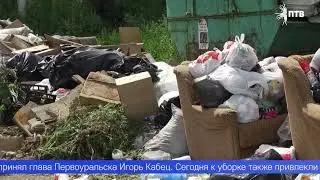 Городские коммунальные службы приступили к уборке мусора на контейнерных площадках