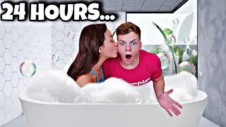 24 HOUR OVERNIGHT BATHTUB CHALLENGE!
