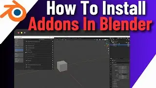 How To Install Addons In Blender (2024) | Activate Addons In Blender