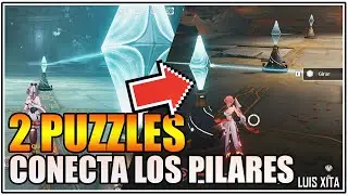 ACERTIJOS RAYOS DE LUZ ¿Cómo conectar los pilares? 💡〚 Wuthering Waves 〛‍• Misión CHANGLI 2 Puzzles