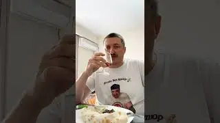 Коньяк Сараджишвили VSOP под вкусный обед из кебаба и тушеных грибов!👌🔥