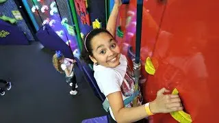 Indoor Playground For Kids! Wall Climbing Challenge | Toys AndMe