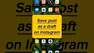 How to save any post as a draft on Instagram | Instagram pr draft posts kesay save krna hai