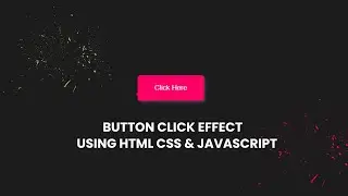 Button Effect Onclick Using JavaScript | Button Click Animation