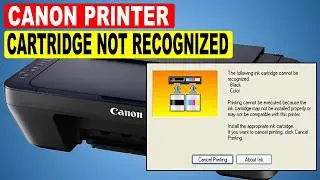 THE FOLLOWING INK CARTRIDGE CANNOT BE RECOGNIZED | CANON ERROR 1401 E05