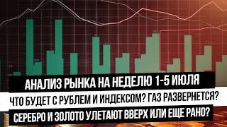 Анализ рынка на неделю 1-5 июля. Что будет с рынком РФ? Прогноз рубля! Прогноз по нефти и газу!