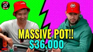Action Flop Results In MASSIVE Pot!