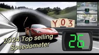 2024 Top selling speedometer Y03#automobile #speed #temu #amazon #shopee #tiktok #obd2 #hud #2024