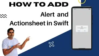 How to add an alert and actionsheet in UIAlertController in swift
