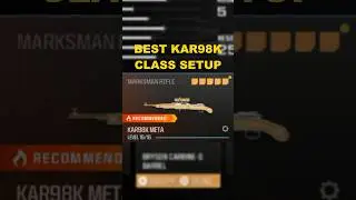 NEW FASTEST KAR98K CLASS SETUP in MODERN WARFARE 3!