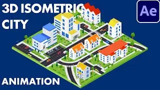 Create 3D Isometric City Animation in After Effects and Illustrator