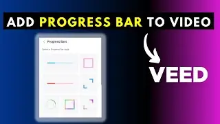 How to Add a Progress Bar to your Videos Using Veed | Veed Tutorial