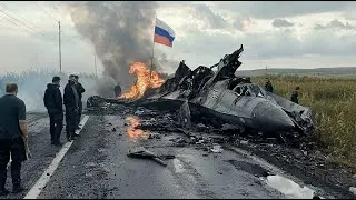 1 MINUTE AGO! A Ukrainian Patriot supplied by US downed an entire wing of Russian SU-57s over Kursk!