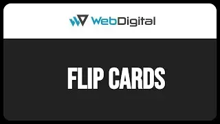 Easy Flip Card Tutorial - Create a Cool Website Flip!