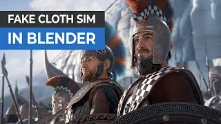 Fake Cloth Simulations in Blender