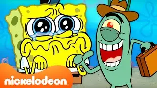 Plankton Leaves Bikini Bottom FOREVER?! | SpongeBob SquarePants | Nickelodeon UK