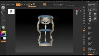 Rhino to Zbrush _ornamental table sculpting tutorial