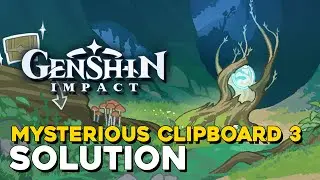 Genshin Impact Mysterious Clipboard 3 Solution