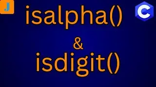 isalpha and isdigit in C