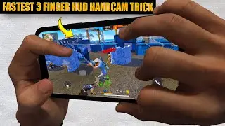 BEST FASTEST HANDCAM 3 FINGER CUSTOM HUD| 3 Finger Super Movement Custom Hud Free Fire