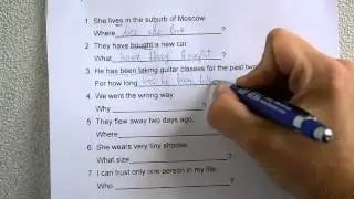 Английский язык - вопросительные предложения (часть 2)