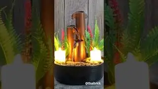 DIY. Tabletop Water Fountain from PVC Pipe 