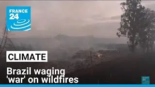 Brazil waging 'war' on wildfires in crowded Sao Paulo state • FRANCE 24 English