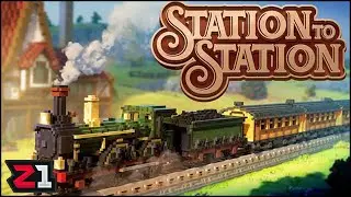 Building A Network Of VOXEL TRAINS ! Station To Station FREE DEMO !