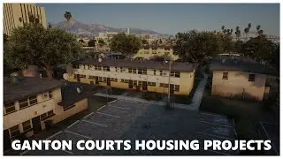 Ganton Courts Housing Projects | FiveM Custom Hood Map