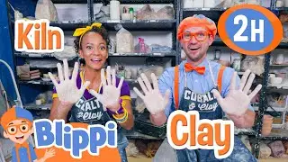 Blippi & Meekahs Muddy Pottery! | Animals for Kids | Animal Cartoons | Funny Cartoons