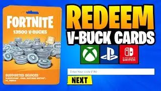 How to REDEEM Fortnite V-Buck Cards on ALL Platforms! (PS4, PS5, Xbox Series X, Nintendo Switch, PC)
