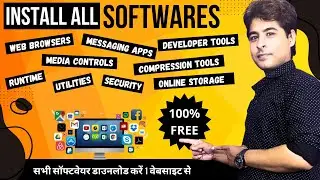 Install ALL Softwares | How to install all softwares  | One website 100 genuine softwares