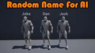 Give AI NPC Random Names - Unreal Engine Tutorial
