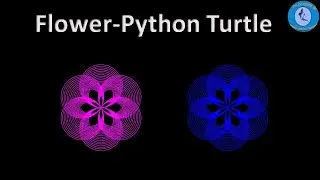 How to draw beautiful flower in Python Turtle