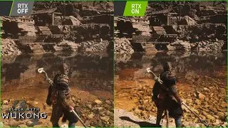 Black Myth: Wukong Path Tracing OFF VS ON | RTX 3080 | 4K 1440p DLSS