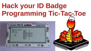 Understanding algorithms and e-paper display - programming Tic-Tac-Toe on Badger 2040