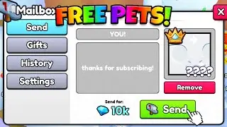 🔴LIVE 🔴 MAILBOX GIVEAWAYS FOR FREE PETS IN PET SIMULATOR 99!