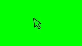 Mouse pointer animation green screen copyright free