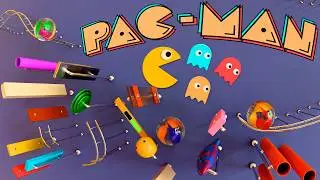 PacMan StartUp Song on Amazing Instruments! Marble Music