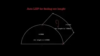 Auto LISP routine for finding arc length by Allan Wise