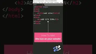How to add site icon on your website. 