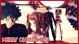 【 MMD | 60fps / BNHA 】 -- Merry Christmas! -- | 出茶 DekuOcha | Izuku Midoriya x Ochako Uraraka