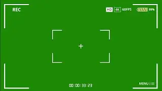 4K Camera Video Recording Green Screen || Green Screen overlay