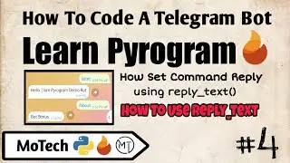 #4 | reply_markup How To Use | How To Set Command Reply