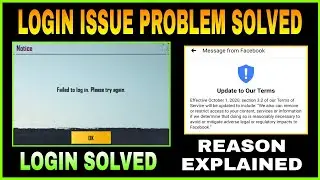 LOGIN ISSUE PROBLEM SOLVED IN PUBG MOBILE || FAILED TO LOG IN PLEASE WAIT SOLVED