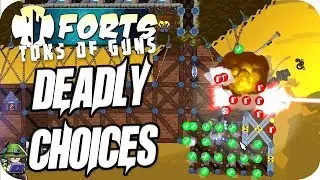 Forts Multiplayer 4v4 Gameplay Deadly Choice, Insanity Map