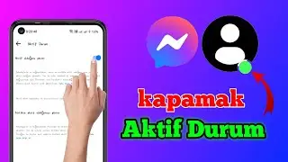 Messenger'da Aktif Durum Nasıl Kapatılır || Messenger Çevrimiçi Durumu Kapalı || Çözüm Ustası