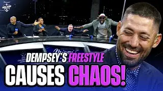 CHAOS!! Clint Dempsey ended EVERYONE with his freestyle rap! ☠️🤣 | UCL Today | CBS Sport Golazo