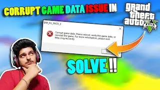 How to FIX ERR GEN INVALID Corrupt Game Data in GTA 5 | error 100% solve