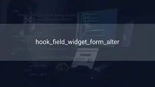 Пример работы hook_field_widget_form_alter в Друпал